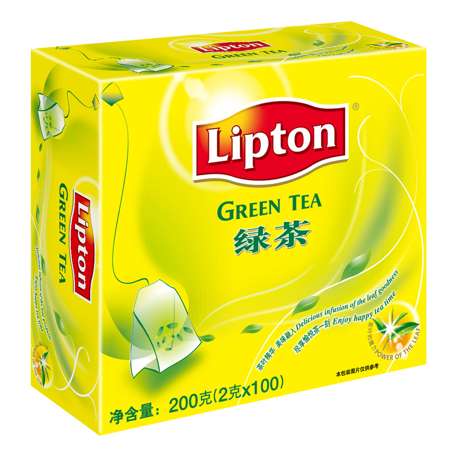 S100·2G*100袋·立頓·綠茶
